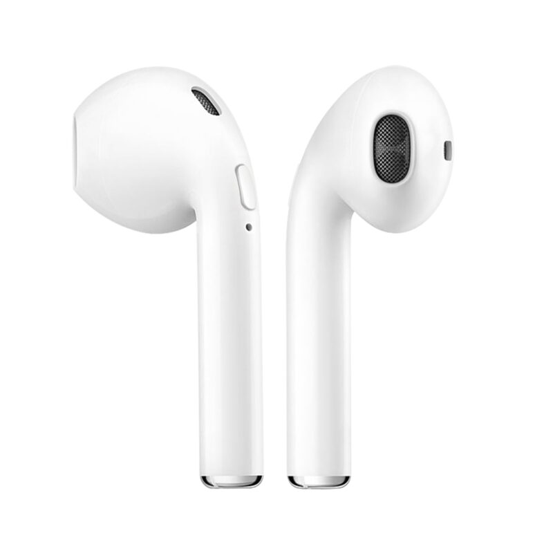 white cordless headphones