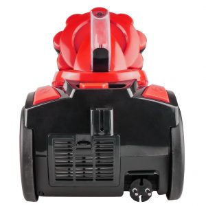 Aspirador rojo sin bolsa de 800 W. de potencia.