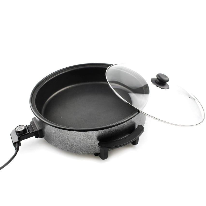 Non-stick pizza pan with lid