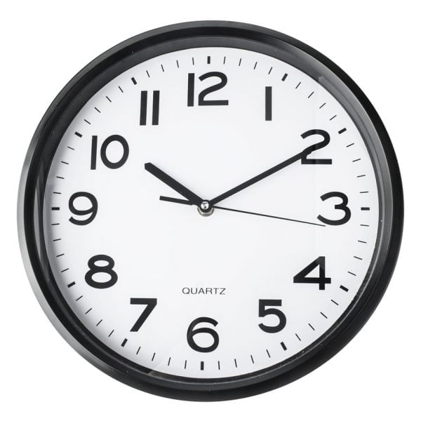 RELOJ COCINA BLANCO/NEGRO REDONDO 30CM KÜKEN - Küken