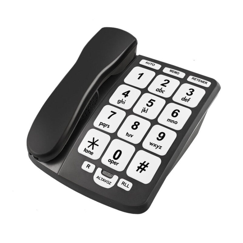 Telefone com números grandes