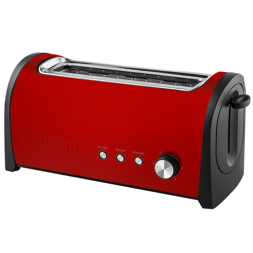 Red electric toaster
