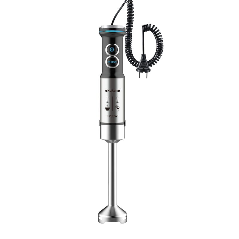 KÜKEN PREMIUM 1200W ROESTVRIJSTALEN STAAFMIXER