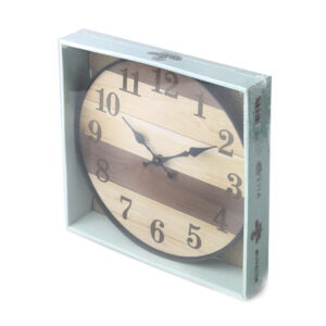 RELOJ KÜKEN EFECTO MADERA REDONDO 25 CM - Image 2