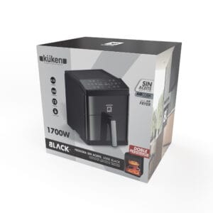 FREIDORA SIN ACEITE DIGITAL 6.5 LITROS NEGRA - Afbeelding 4