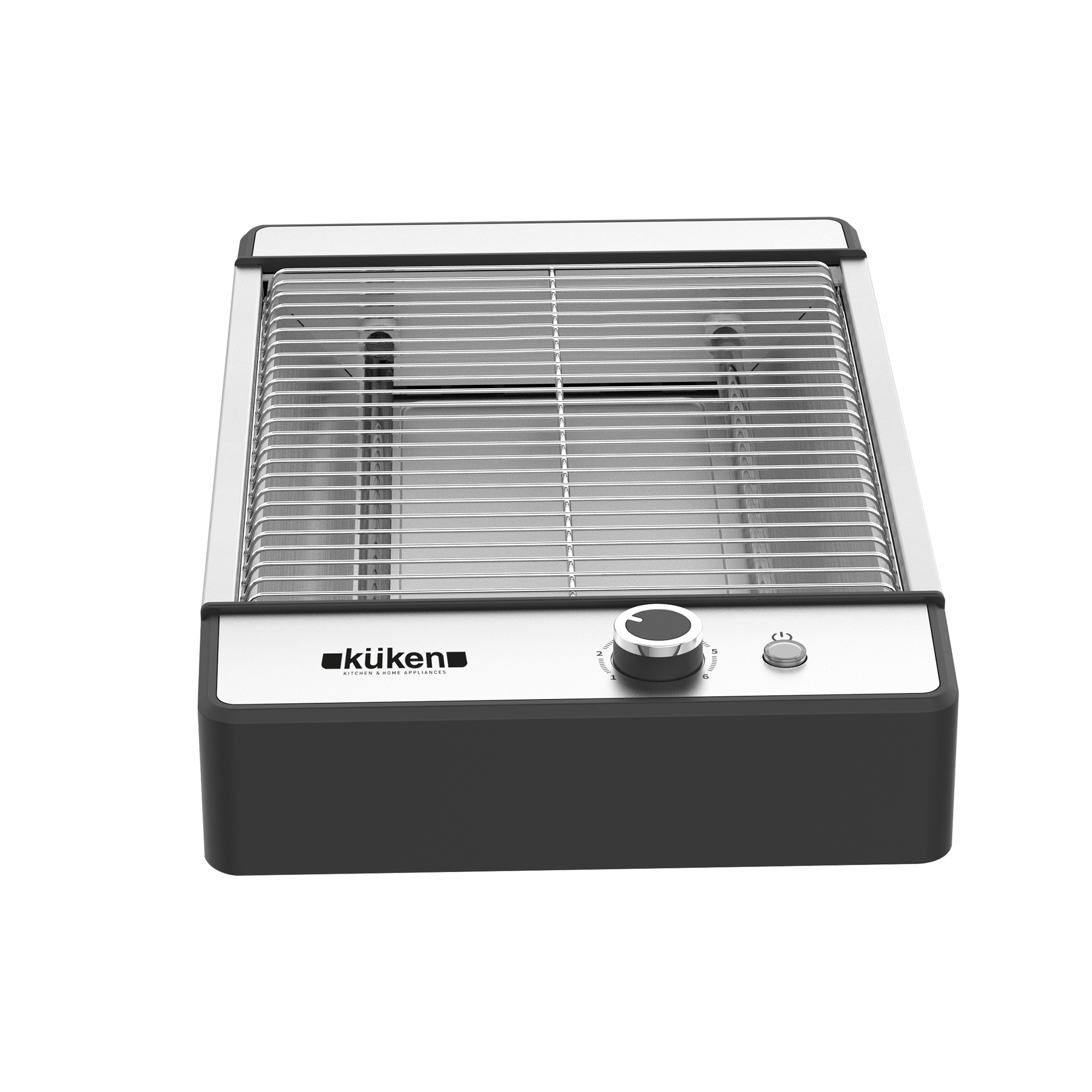 TOSTADORA PLANA 700W ACERO INOX KÜKEN - Imagen 3