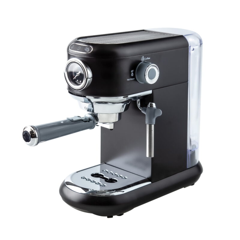 KUKEN ESPRESSO MACHINE BLACK 15 BAR 1500W